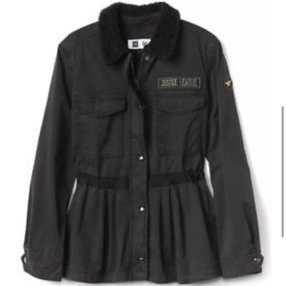 Gap x DC Comics Wonder Woman Justice League Sherpa Lined Utility Jacket Medium - Picture 4 of 16
